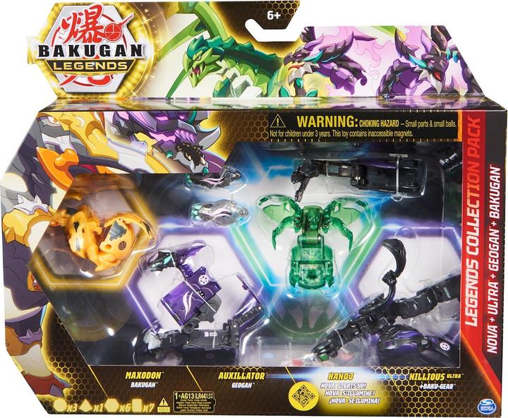 Actual product image Bakugan BTB Legends Collection 4 Pack S5