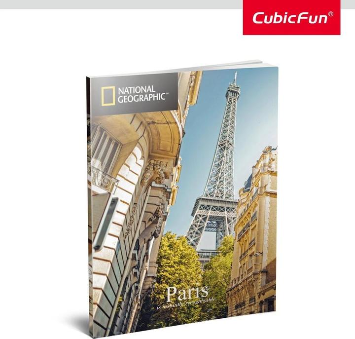 Productafbeelding Cubicfun Eiffeltoren 3D Puzzel 80 Stuk(ken) Gebouwen (80 onderdelen)
