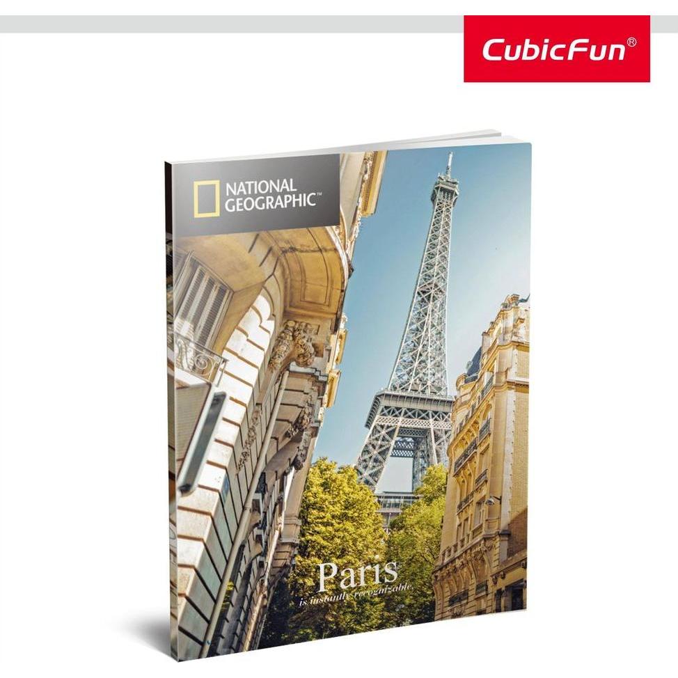 Cubicfun Eiffel Tower 3D-Puzzle 80 Stück(e) Gebäude (80 Teile)
