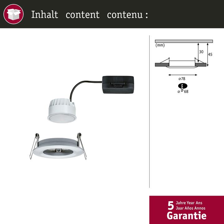Produktbild Paulmann Einbauleuchte Nova Set (460 lm)