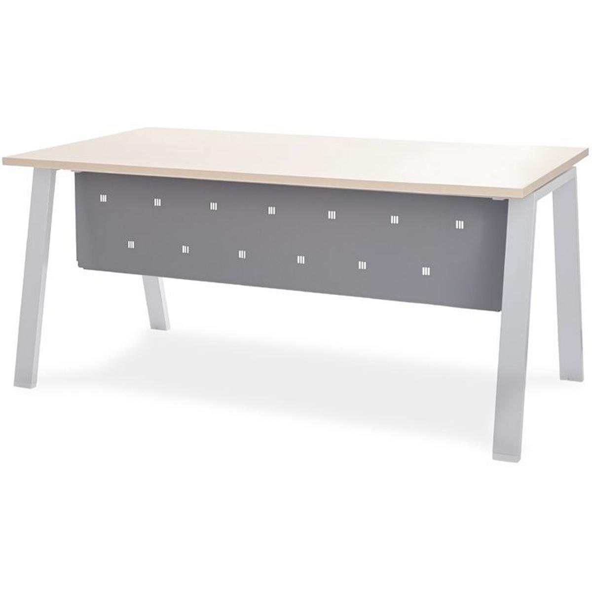Thumbnail - Rocada, Zubehör Büromöbel, Fussraumblendeblende für Schreibtisch Metal 160cm (137x30cm) grau
