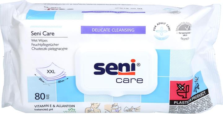 Produktbild Seni Care Feuchtpflegetücher mit Klickverschluss (80 Stk.)