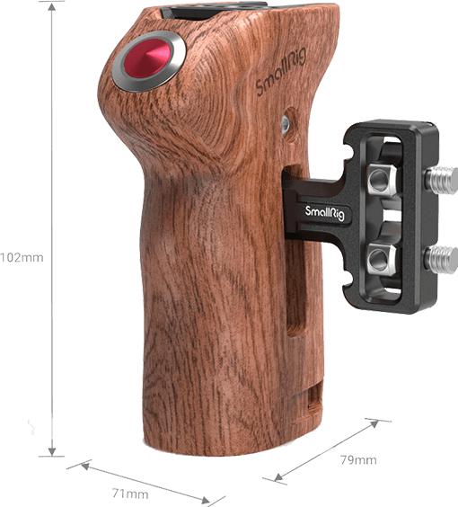 Produktbild SmallRig Handgriffe mit rosette und Start/Stopp-Taste (Griff)