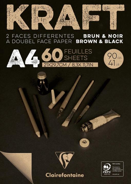 Actual product image Clairefontaine Block kraft paper A4 (90 g/m², 150x)