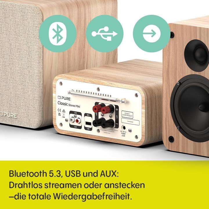 Actual product image Pure Classic Stereo Mini (CD player, 2x 20 W)