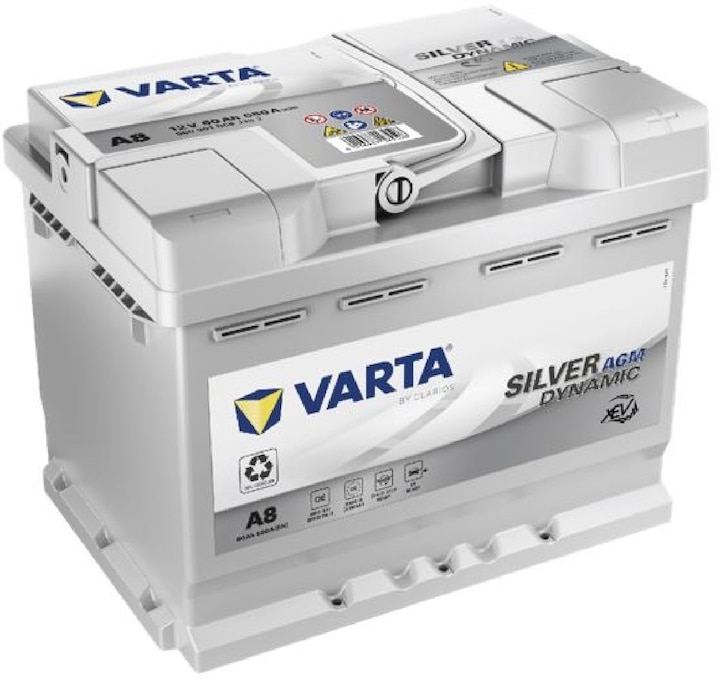 Actual product image Varta AGM A8 (12 V, 60 Ah, 680 A)
