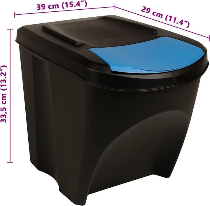 Produktbild vidaXL Mülleimer (75 l)