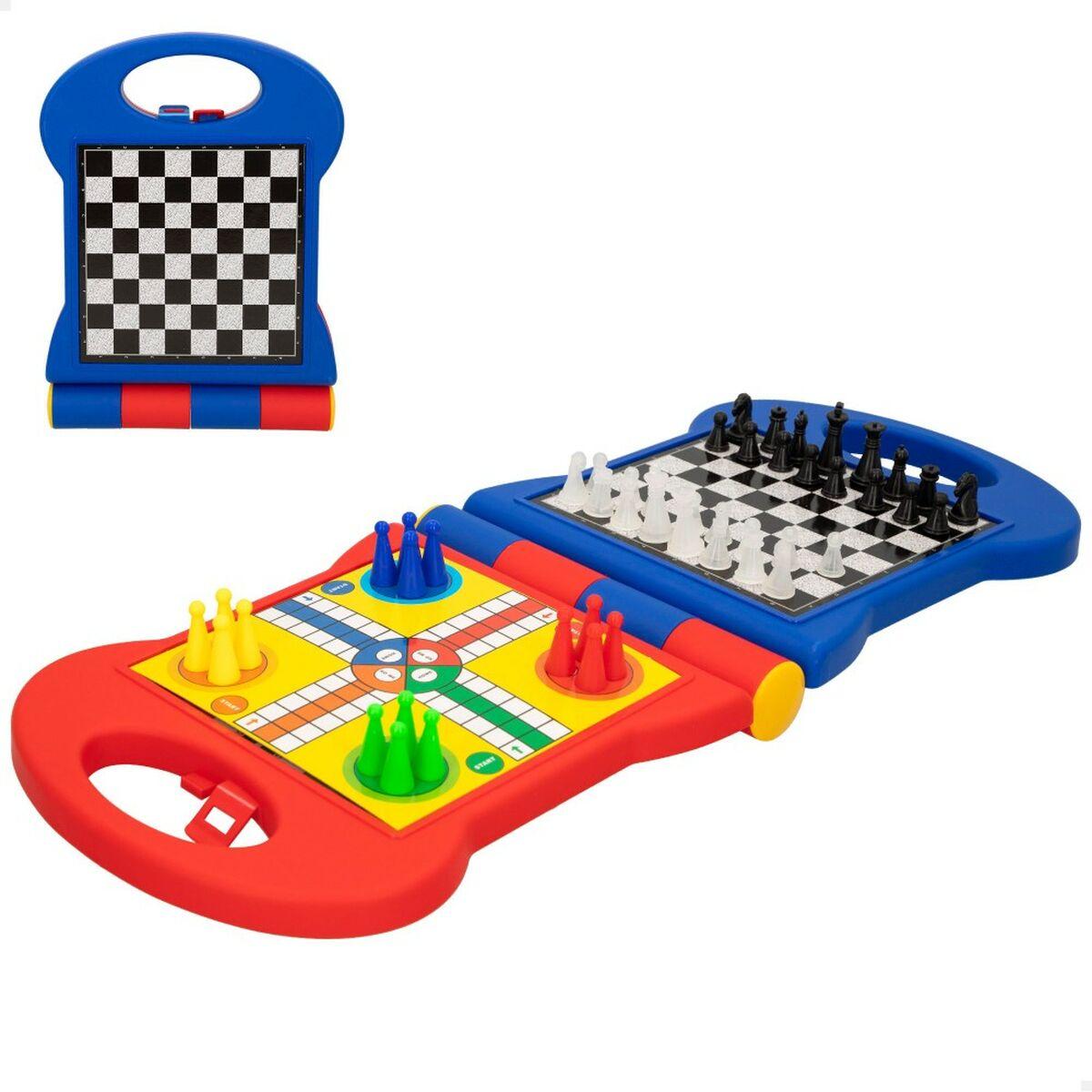 Colorbaby Tischspiel Schach 24 x 3 x 17 cm (12 Stück) (105 Stücke)