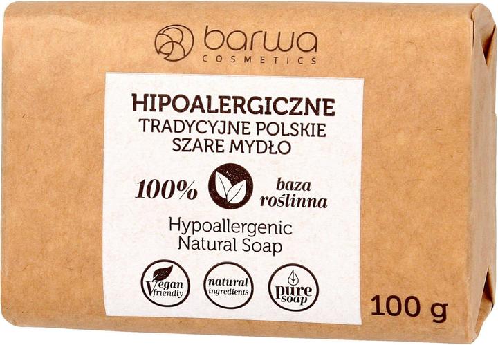 Barwa Hue - Hypoallergenic Traditional Polish Grey (Hartseife, 100 ml)