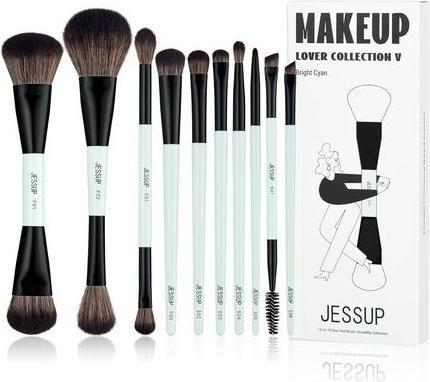 Actual product image Jessup Makeup Brushes Set Double Ended for Foundation (Foundation)