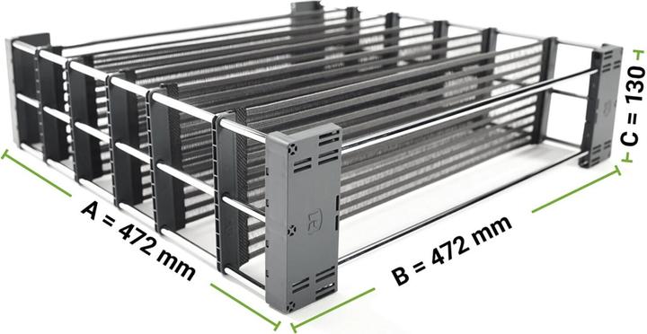 Produktbild SpaceFlexx Spaceflex Schubkasten Organizer - flexibel für Küchenutensilien Kunststoff Stahl