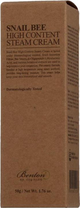 Immagine prodotto Benton Crème Snail Bee High Content Stream Cream 50 g (Crema 24h)