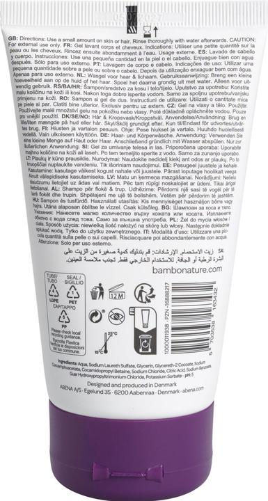 Produktbild Abena Bambo Nature Shampoo & Duschgel ohne Parfum (150 ml, Flüssiges Shampoo)