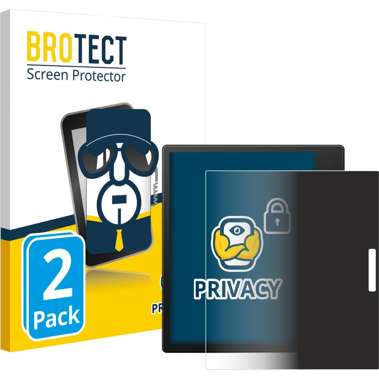 BROTECT Sichtschutzfolie Anti-Spy Privacy Folie Blaulicht-Schutz, eReader Zubehör, Blau