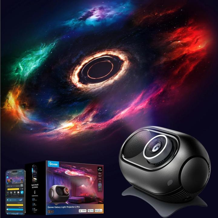 Productafbeelding Govee Galaxy Light Projector 2 pro (230 lm)