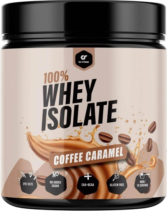 Produktbild Go Fitness 100% Whey Isolat (Kaffee, Caramel, 1 Stk., 400 g)