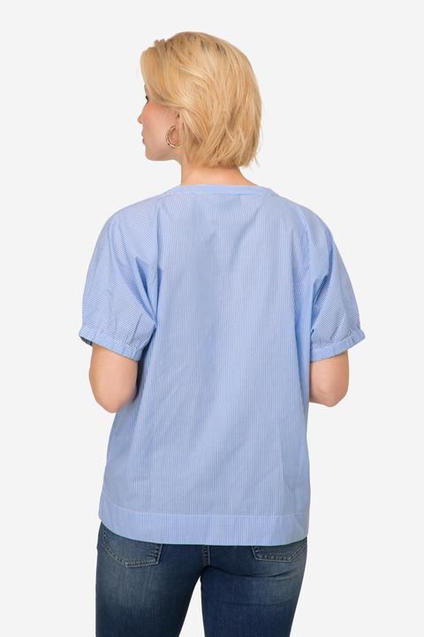 Immagine prodotto Laurasøn Streifenbluse, oversized, Robben Print, Halbarm (S)