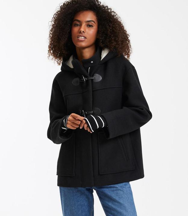 Actual product image La Redoute Collections Halblange Winterjacke im Dufflecoat-Stil (40)