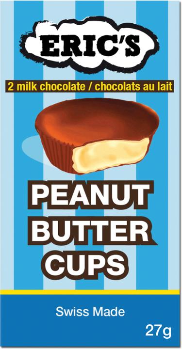 Image du produit Eric'S Chocolat au lait et beurre de cacahuètes (1 pcs, 27 g)