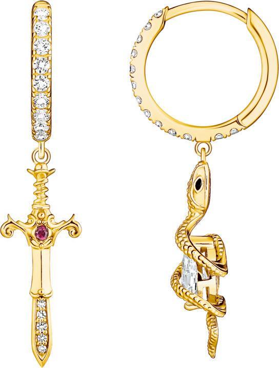 Image du produit Thomas Sabo Créoles avec pendentif Tempting Romance (Argent 925, Or jaune)