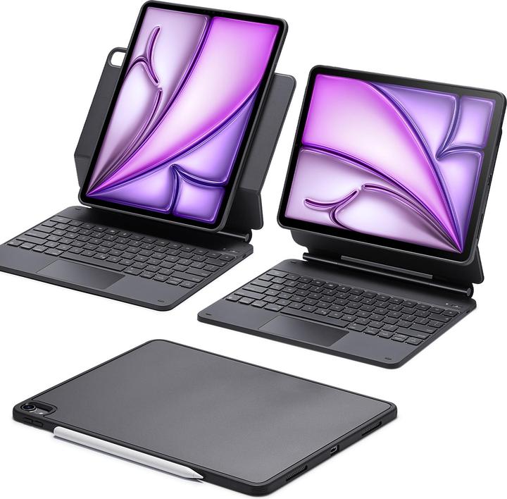Actual product image ESR Toetsenbord Hoes Geschikt voor iPad Air 13 (2024/2025) - Rebound Magnetic Keyboard (DE)
