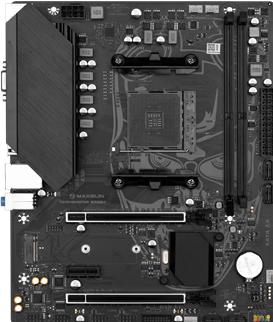 Maxsun Alaplap - AMD MS-TERMINATOR B550M AM4 (B550, mATX, 2xDDR4 3800MHz, 4xSATA3, M.2, HDMI, D-sub) (AM4, AMD B550, mATX)