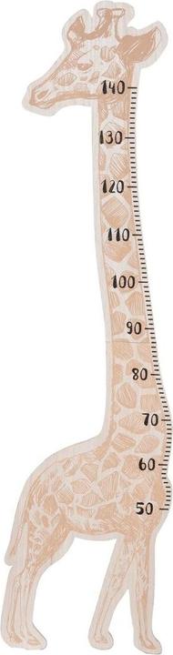 Atmosphera Wooden giraffe height rod, medium beige (36 x 140 cm)