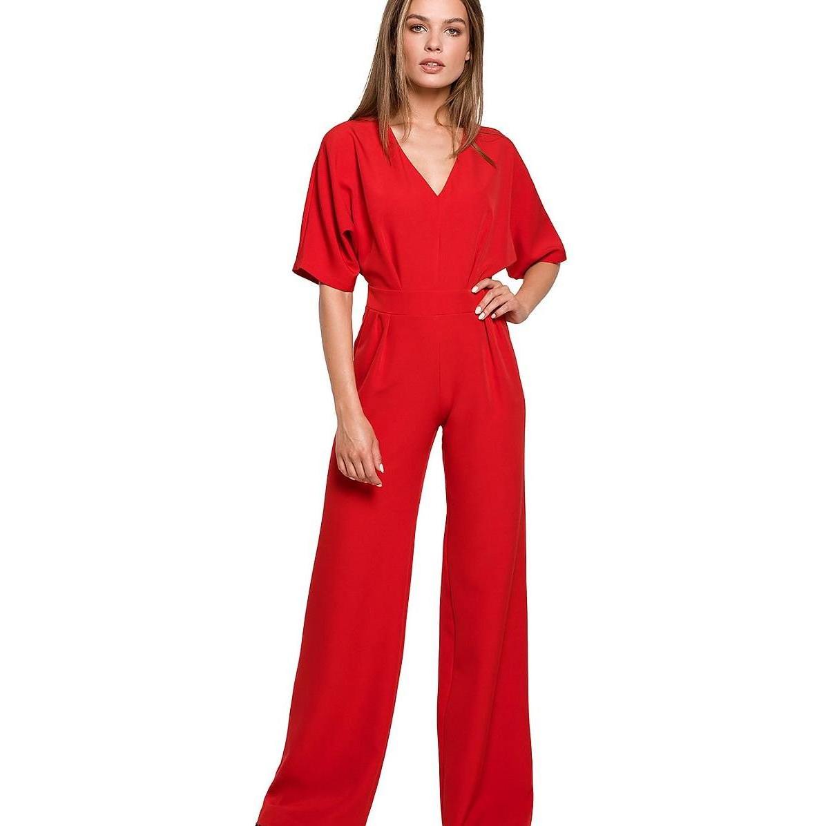 Stylove, Jumpsuit, Overall, Rot, (S)