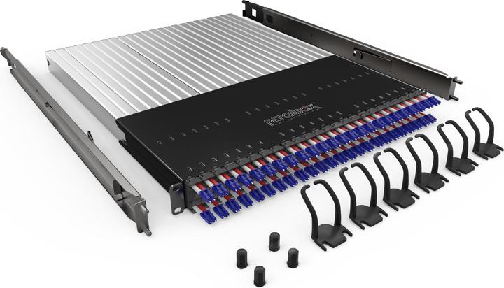 Produktbild PATCHBOX Plus+ 19, Singlemode LC-LC (CAT7, 1.80 m)