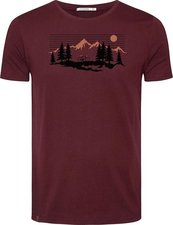 Actual product image Greenbomb T-Shirt Bike Mountain Pines (XS)