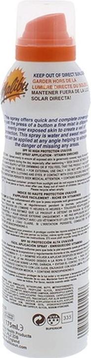 Actual product image Malibu Kids Continuous Lotion Spray (Sun spray, SPF 50, 175 ml)