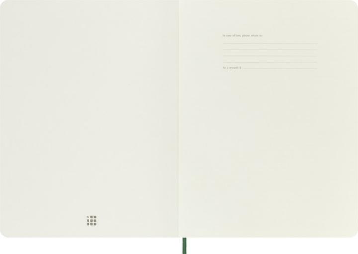 Actual product image Moleskine XL - Notebook (19 x 25 cm, Checked, Soft cover)