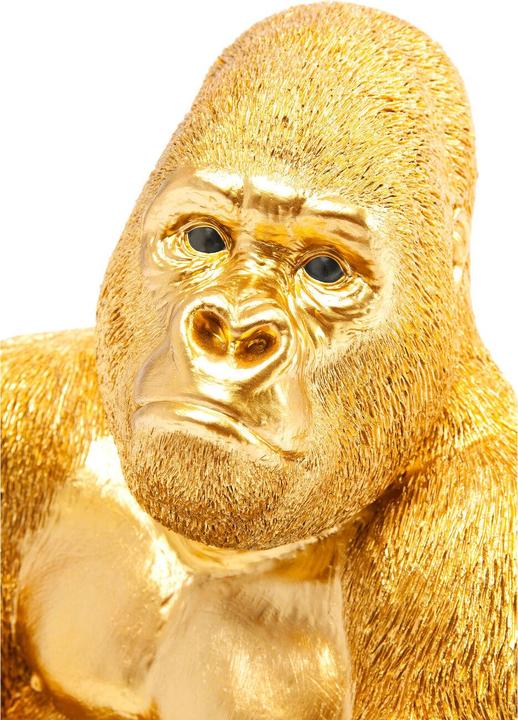 Produktbild Kare Design Deko Figur Monkey Gorilla Side Medium Gold