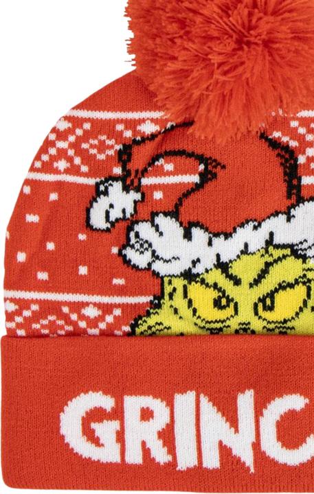 Actual product image Universal Textiles The Grinch Kindermütze Rot