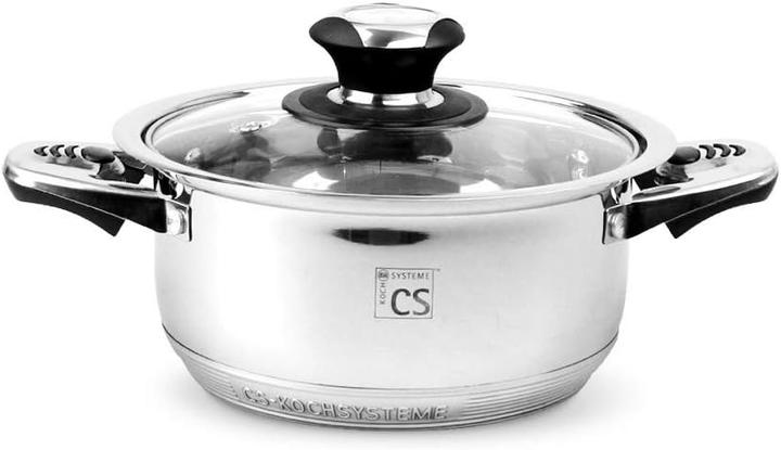 Immagine prodotto Carl Schmidt Sohn Set di pentole in acciaio inox, 16 pezzi (24 cm, Set di pentole e padelle da cucina, Acciaio inossidabile)