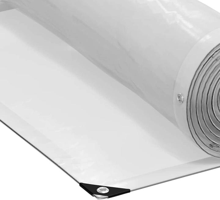 Immagine prodotto vidaXL Telone trasparente con occhielli 1x2 m telone trasparente in polietilene