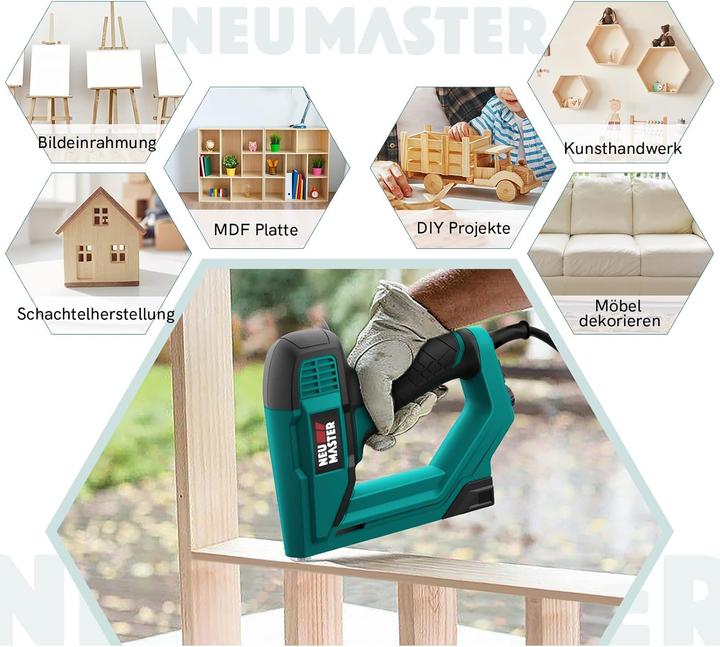 Actual product image Neu Master Electric Tacker NTC0060 (Nail gun, Tacker)