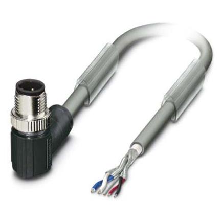 Phoenix Contact Grigio 1419044 Cavo Di Collegamento Sensore/Attuatore 2 M Numero Di Poli: 5 1 Pz., Cavo + Spina Elettrica,