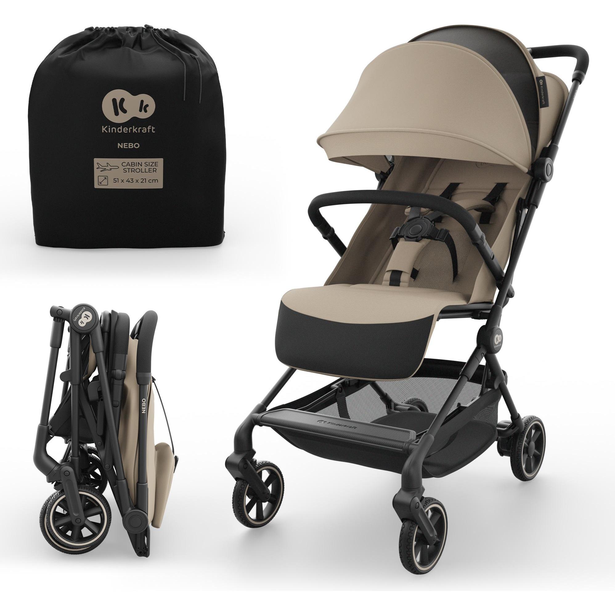 KinderKraft, Passeggino, stroller (cabin) NEBO SOFT BEIGE