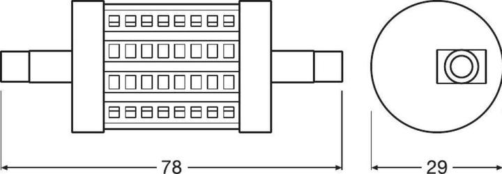 Produktbild Osram Led Line R7S (R7s, 1055 lm, 1 x)
