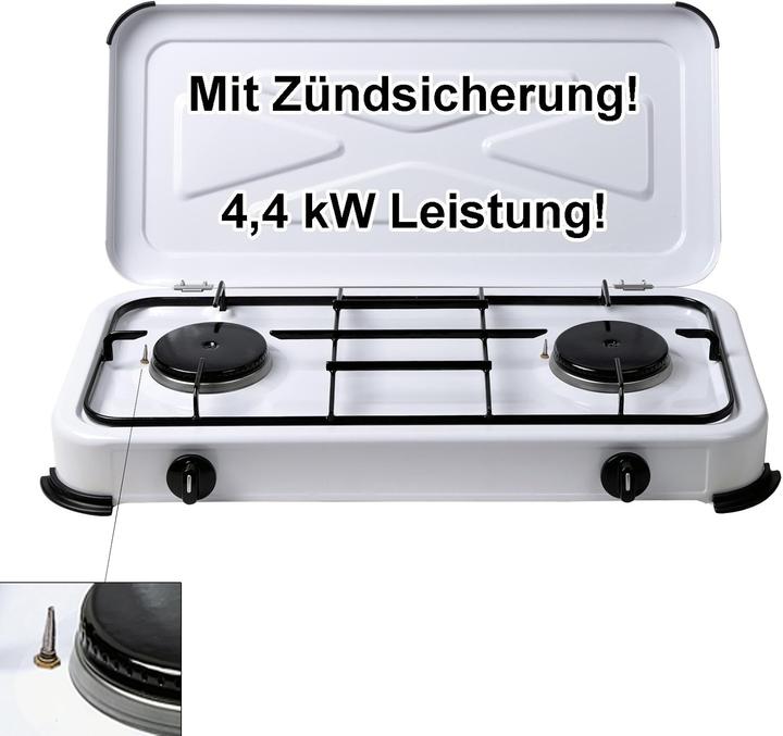 Produktbild Cago Gaskocher 2-Flammig