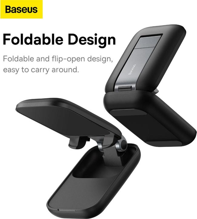 Actual product image Baseus Folding Phone Stand (black)