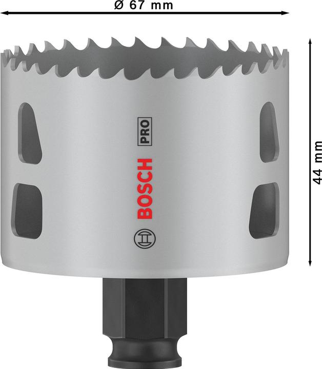 Produktbild Bosch Professional Zubehör PRO Multi Material PC Plus Lochsäge, 67 mm (67 mm)