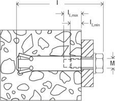 Produktbild Fischer Zykon-Innengewindeanker FZA 14x60 M8 I (20 Stk.)