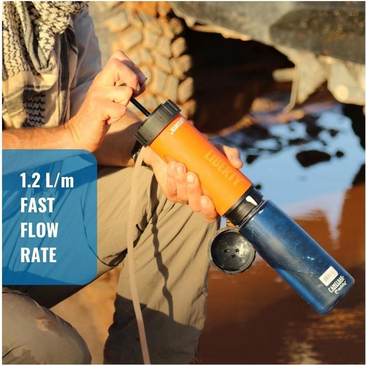 Actual product image LifeSaver LIBERTY Wasserfilter, orange (0.40 l)