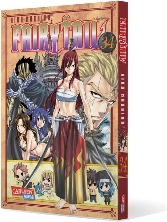 Actual product image Fairy Tail, Band 34 (German, Hiro Mashima, 2014)