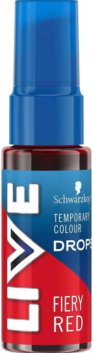 Immagine prodotto Schwarzkopf Live Gocce di colore temporaneo (Rosso fuoco)
