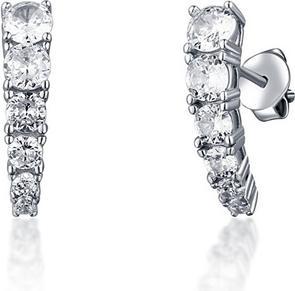 Produktbild JVD - Sparkling silver earrings with clear zircons SVLE1618XH2BI00