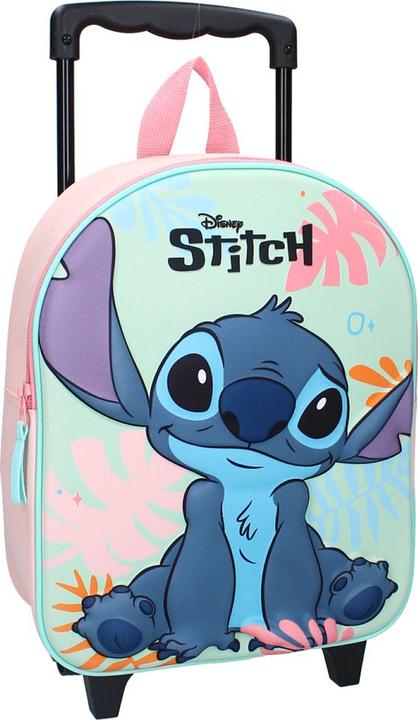 Produktbild Vadobag DISNEY STITCH Trolley Backpack with 3D Image – Children's Backpack | School | Kindergarten – Padded