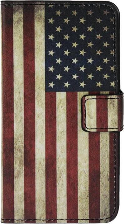 Actual product image König Design Mobile phone case for mobile Huawei Ascend G620S motif retro flag USA (Huawei Ascend G620s)